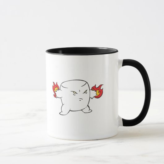 Mug malvais marshmallow rôti drôle (Droite)