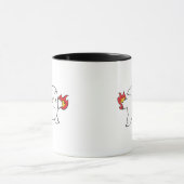 Mug malvais marshmallow rôti drôle (Centre)