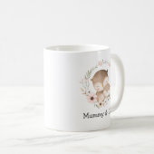 Mug Mama & Baby Owl - Famille personnalisée (Devant droit)