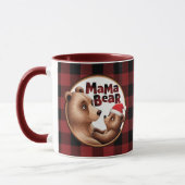 Mug Mama Bear Baby Bear Noël - Best Mom Gift (Gauche)