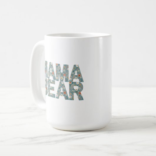 Mug Mama Bear Ditsy Floral (Devant gauche)