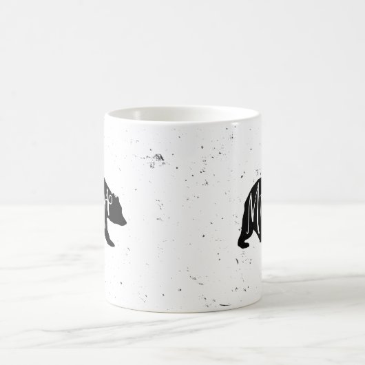 Mug Mama Bear| Graphisme et typographie modernes Coffe (Centre)