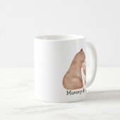 Mug Mama Bear Love - Custom Illustrated for Mom & Baby (Devant droit)