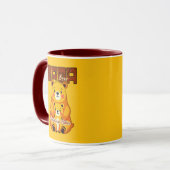 Mug Mama Bear Protective Love – Cute Mother Bear Desig (Devant gauche)