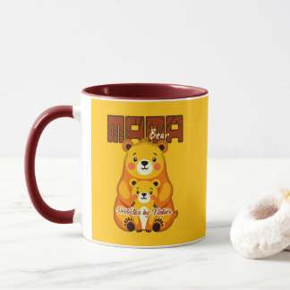 Mug Mama Bear Protective Love – Cute Mother Bear Desig