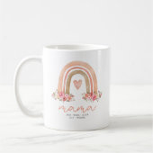 Mug Mama Boho Rainbow Kids nomme la fête des mères (Gauche)