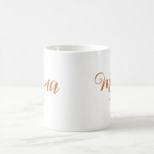 Mug Mama Chic Boho Script et coeur avec des noms d'enf (Centre)