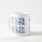 Mug Mama Chinoiserie Coquette Bow Fête des Mères (Devant gauche)