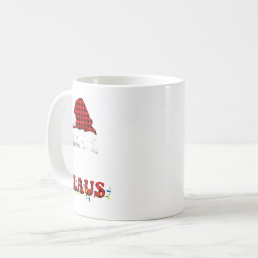 Mug Mama Claus Funny Christmas Lights Pajama Family Ma (Devant gauche)