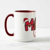 Mug Mama Claus Typographie Noël (Gauche)