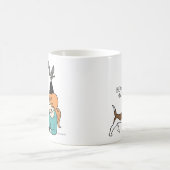 Mug Mama Coffee Mug, Beagle personnalisé (Centre)