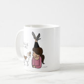 Mug Mama Coffee Mug, Beagle personnalisé (Devant gauche)
