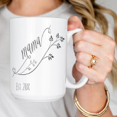 Mug Mama de script moderne Année établie