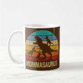 Mug Mama Dinosaur T Rex Mommasaurus 3 enfants Famille (Gauche)