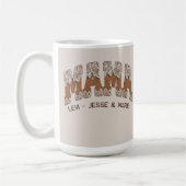 Mug Mama en cuir n'dentelle Pays Varsville Style (Gauche)
