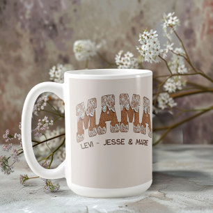 Mug Mama en cuir n'dentelle Pays Varsville Style