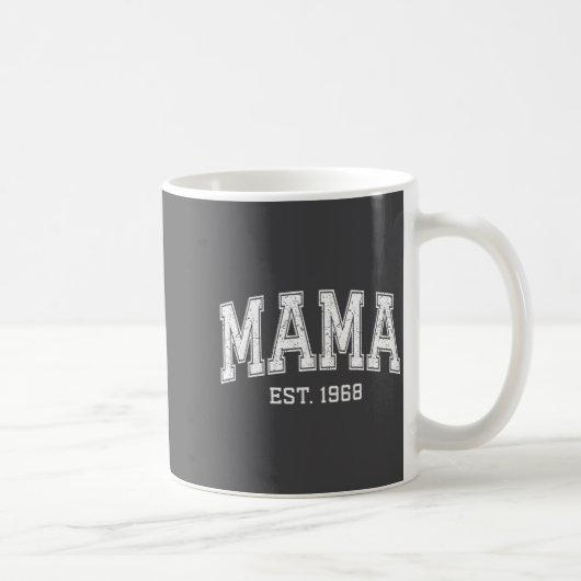 Mug Mama Est 1968 Mom D Mothers Day Ized  (Droite)