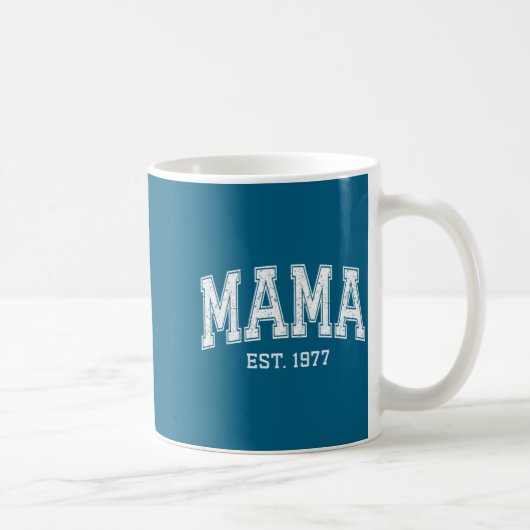 Mug Mama Est 1977 Mom D Mothers Day Ized (Droite)