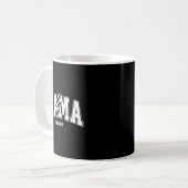 Mug Mama Est 2026 Grossesse Faire-part Éclair Bol (Devant gauche)