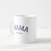 Mug Mama Etabli ☕️ Cadeau personnalisé Fête des mères (Devant gauche)