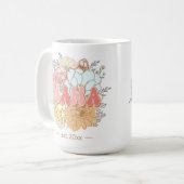 Mug Mama Etabli Fleurs Rétro Maman Grande (Devant gauche)