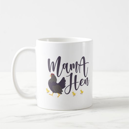Mug Mama Hen, Amoureux Du Poulet (Gauche)