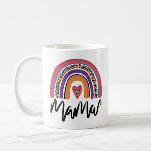 Mug Mama Leopard Rainbow (Gauche)