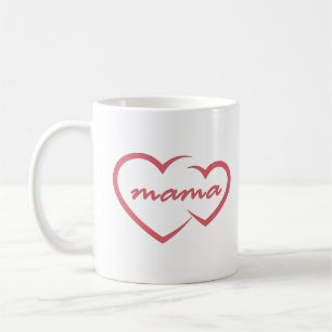 Mug Mama love cadeau de la fête des mères pour le meil