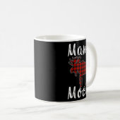 Mug Mama Moose Family Christmas Pajama Red& Black (Devant droit)