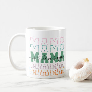 Mug Mama Motif Bonne mère Fête des mères Maman