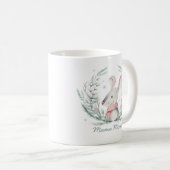 Mug Mama Mouse mignonne Holiday Wreath (Devant droit)