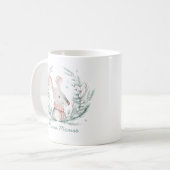 Mug Mama Mouse mignonne Holiday Wreath (Devant gauche)