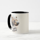 Mug Mama Ours Aquarelle Mère Russe (Devant gauche)