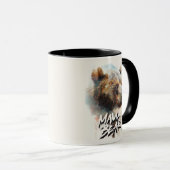 Mug Mama Ours Aquarelle Mère Russe (Devant droit)