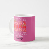 Mug Mama personnalisée EST lettrer jour mère (Devant gauche)