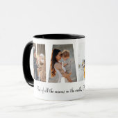 Mug Mama Photo Collage Cadeau de la fête des mères (Devant gauche)
