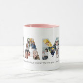 Mug Mama Photo Collage Fête des mères Mère Anniversair (Centre)