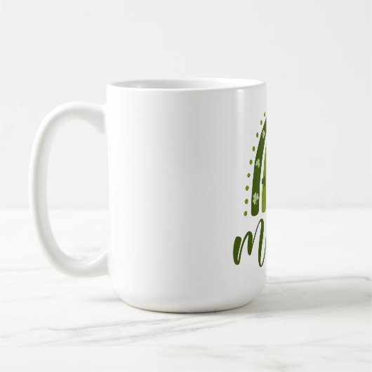 Mug Mama St. Patrick's Day Shamrock vert arc-en-ciel (Gauche)