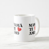 MUG MAMA TE AMO COEUR AMOUR (Devant droit)