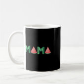 Mug Mama Watermelon Drôle cadeau de fruits d'été - Gra (Gauche)
