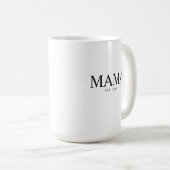 Mug Mama Year Established (Devant droit)