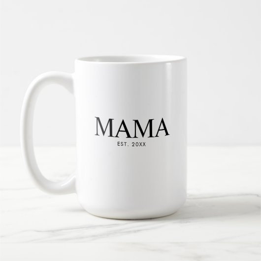 Mug Mama Year Established (Gauche)