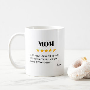 Mug Maman 5 étoiles   Meilleur cadeau de maman Ever