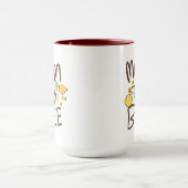 Mug Maman à Bée avec décoration de dessin animé (Centre)
