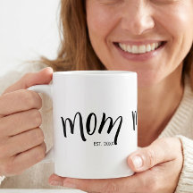 Maman a créé une année personnalisée élégante
