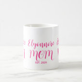 Mug Maman a établi le nom du script rose (Centre)