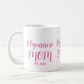 Mug Maman a établi le nom du script rose (Gauche)
