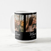 Mug Maman a établi le script noir 3 Photo (Devant gauche)