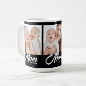 Mug Maman a établi le script noir 3 Photo (Devant gauche)