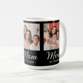 Mug Maman a établi le script noir 3 Photo (Devant droit)